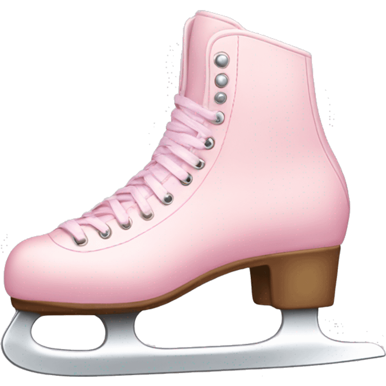 pastel pink ice skates emoji