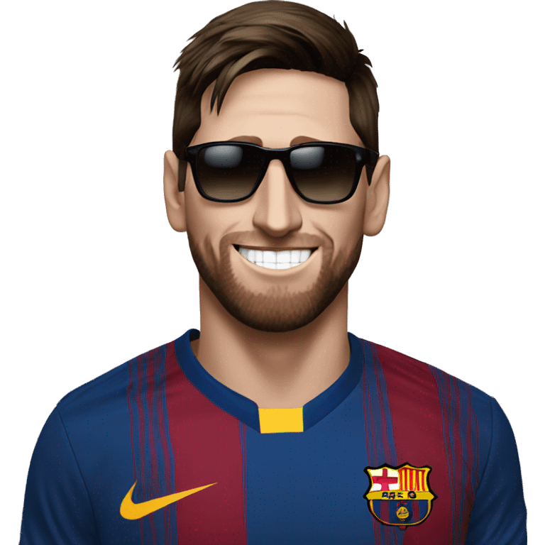 messi with sunglasses  emoji