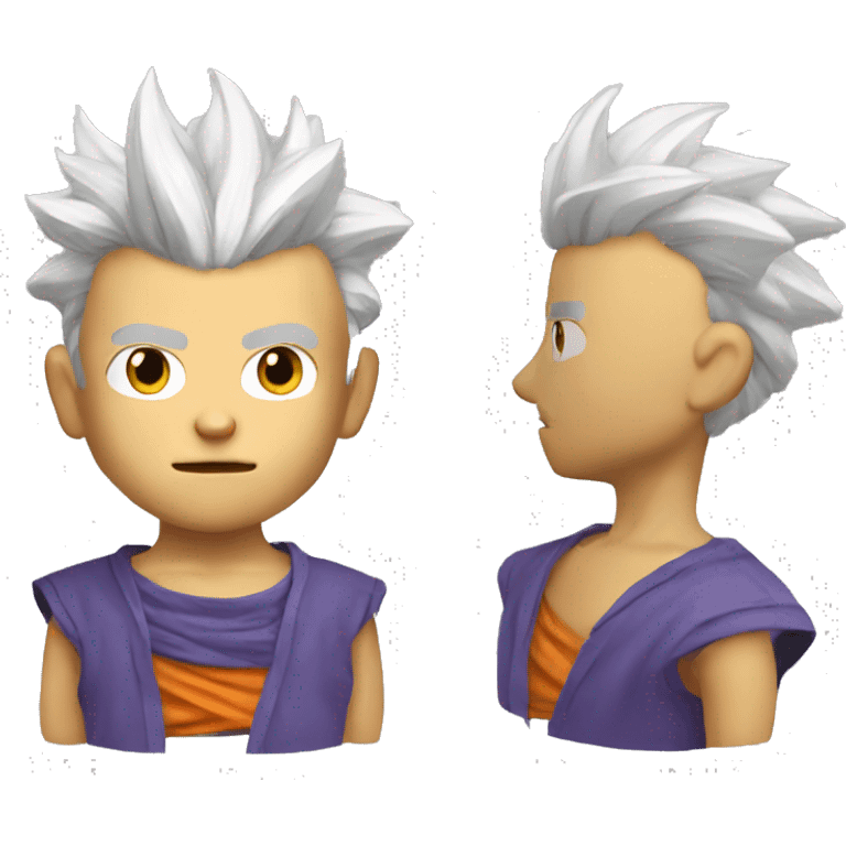 Create a dragon ball avatar in modern style emoji