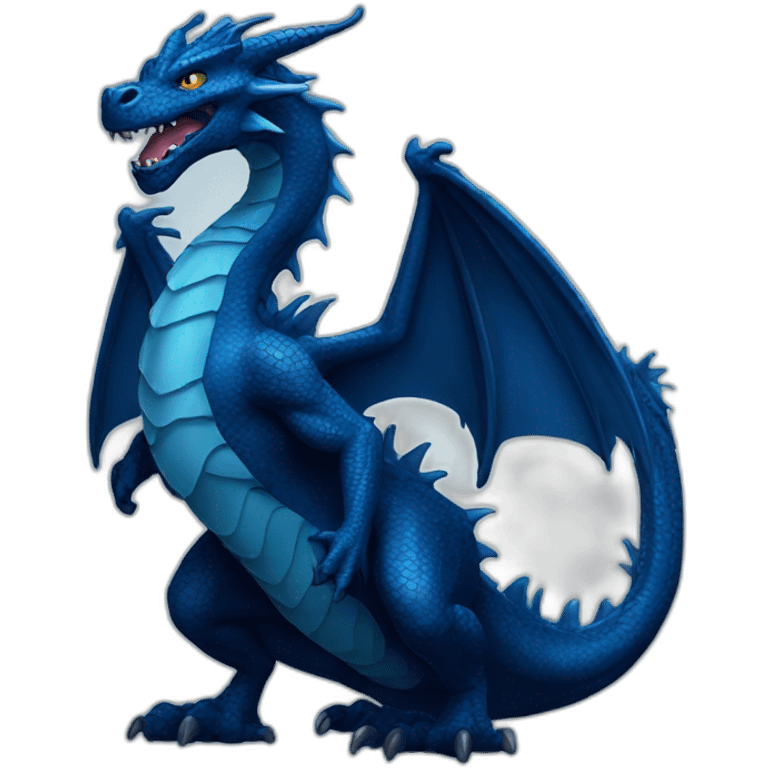 dark blue dragon emoji