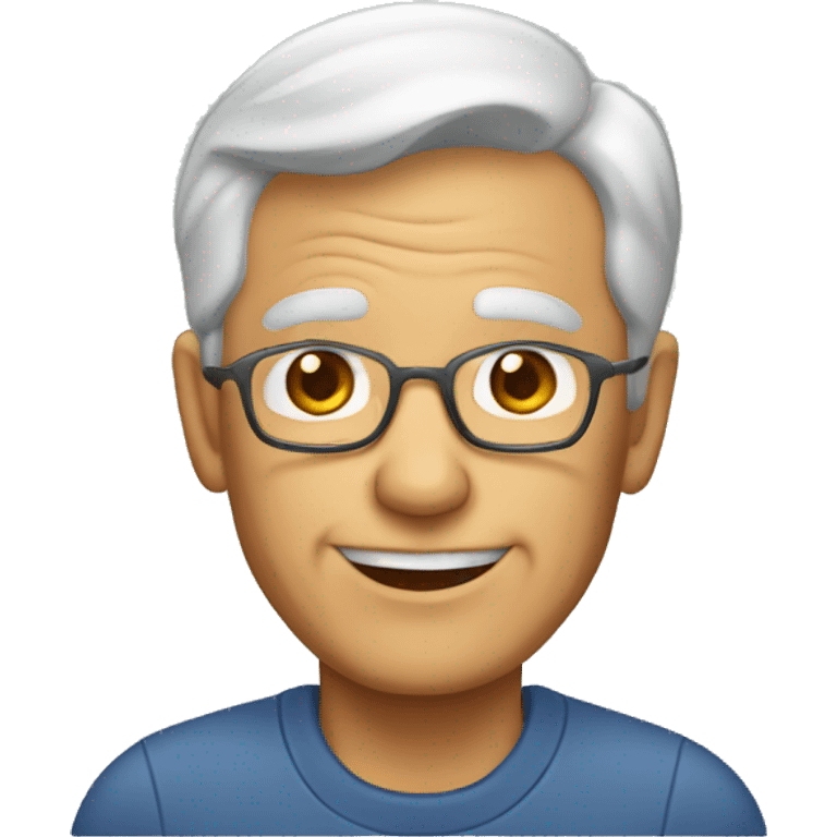 62 yearl old men who works as a retail worker emoji