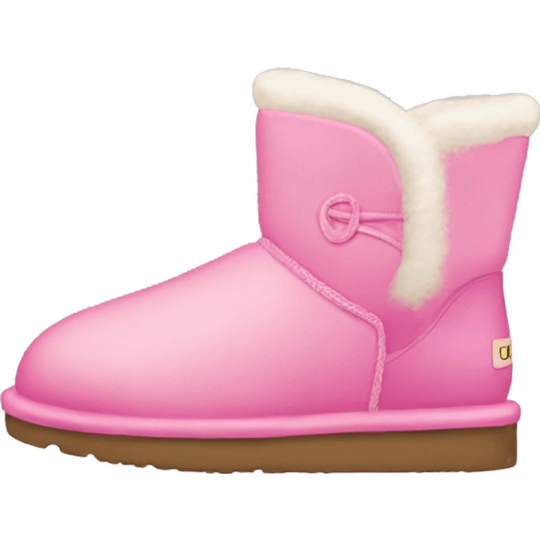 Pink Ugg boots emoji