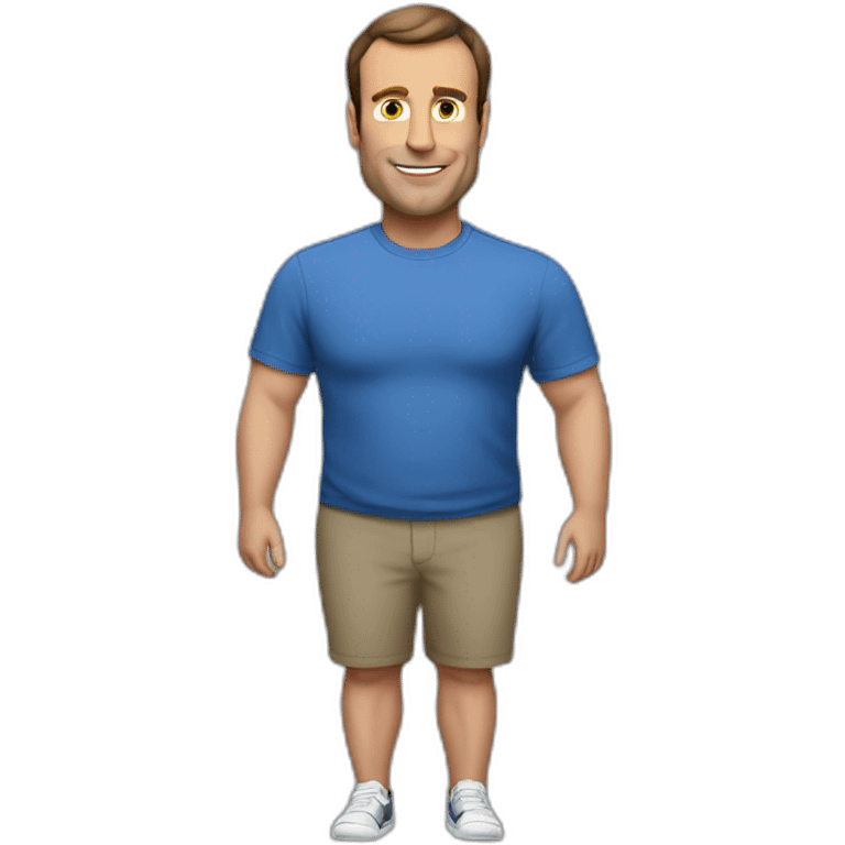 macron dad-bod emoji