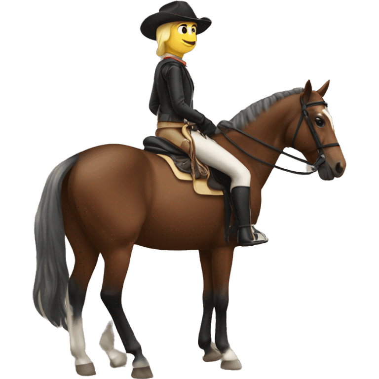 Horse rider emoji