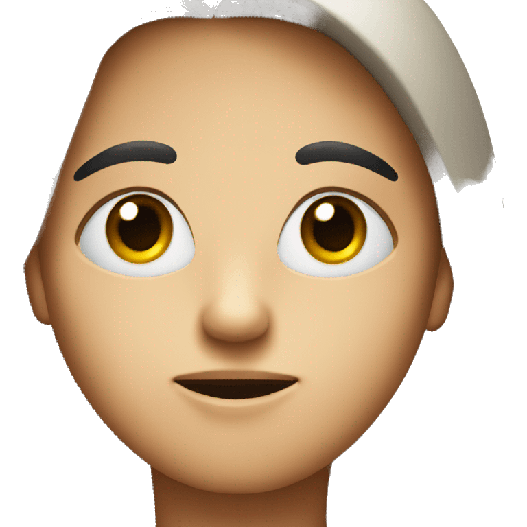 face with one eyebrow raised suspiciously emoji