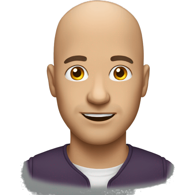 Bald man  emoji