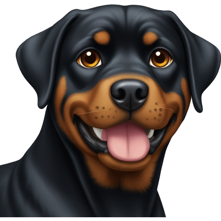 Rottweiler dog emoji