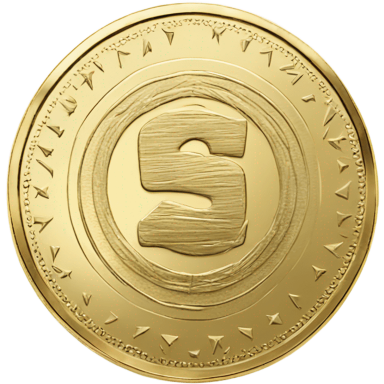 gold coin with S mark emoji