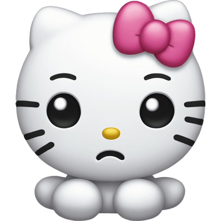 Sad Hello Kitty  emoji