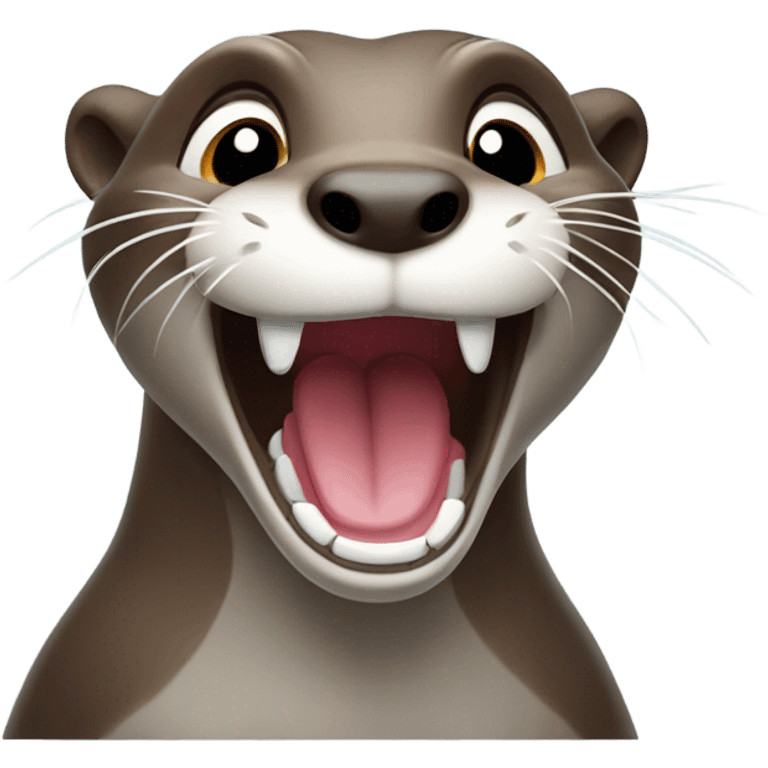 Otter laughing  emoji