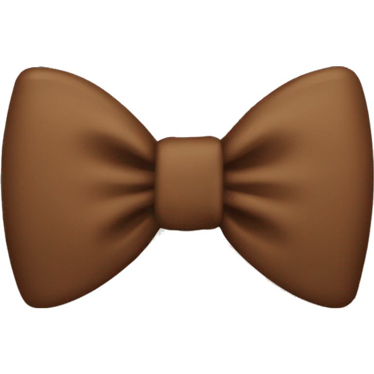 Brown bow  emoji