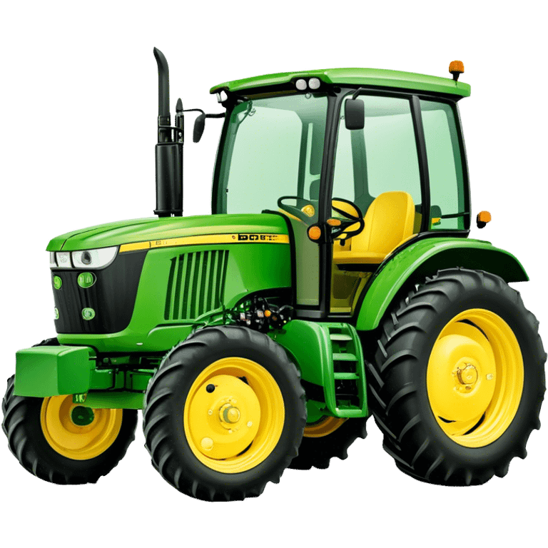 Tractor - John Deere 5055E (Model Year: 2021) (Iconic colour: Green with yellow) emoji