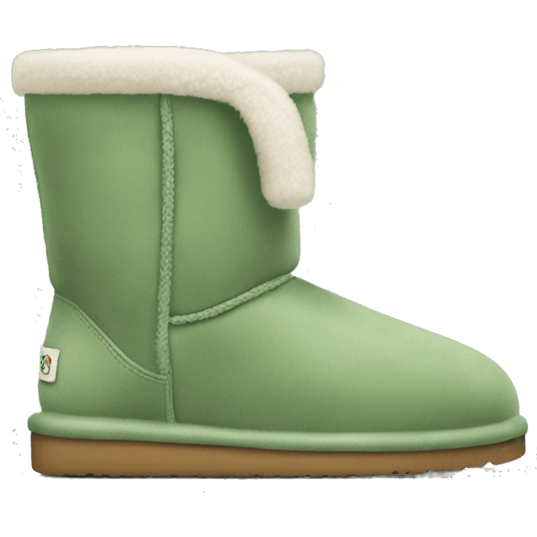 Sage green uggs emoji