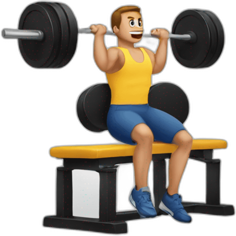 bench press emoji