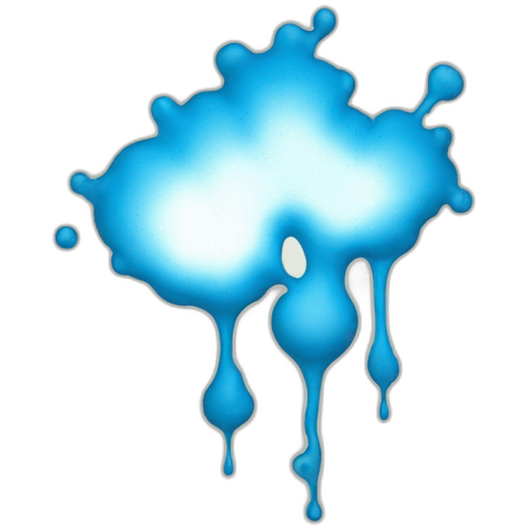 cerulean ink blot emoji