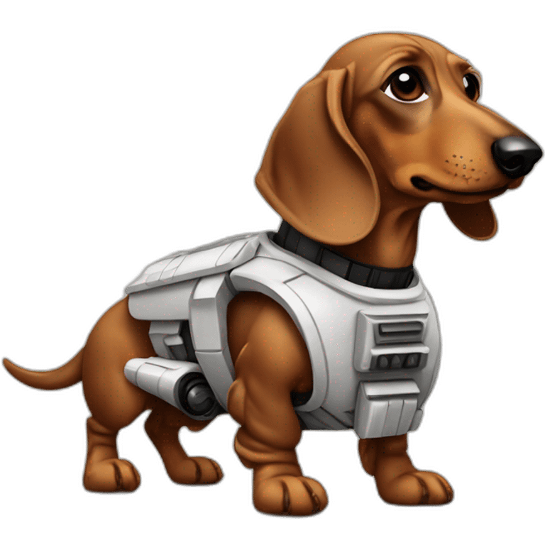 dachshund stormtrooper emoji