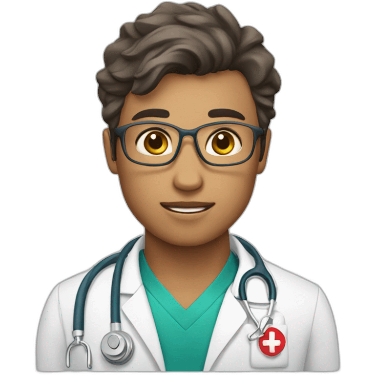 CPR done by young doctor emoji