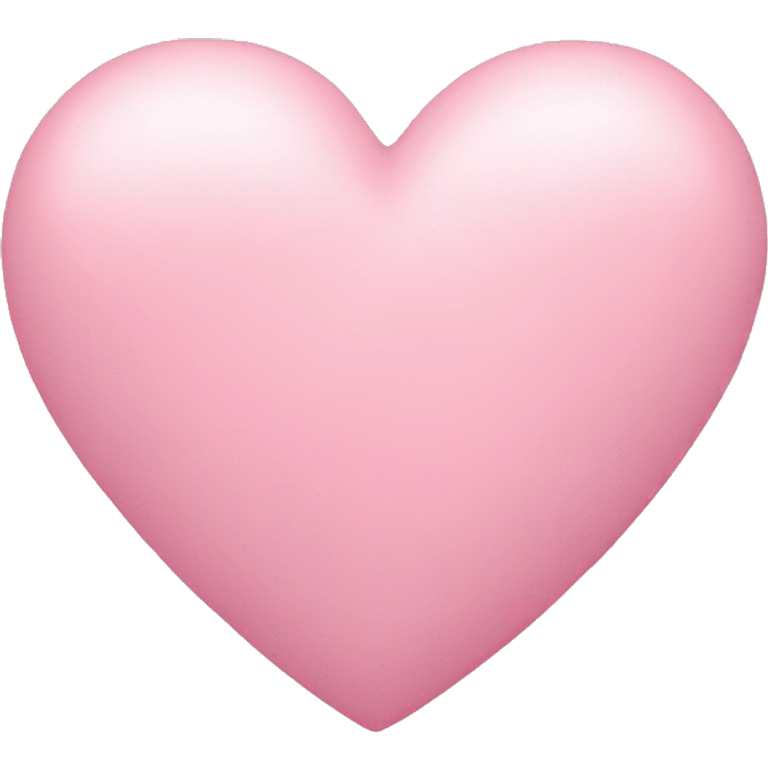 Pastel pink heart emoji