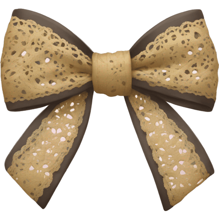 lace bow emoji