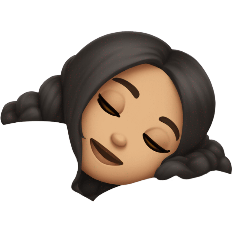 Ariana Grande sleeping emoji