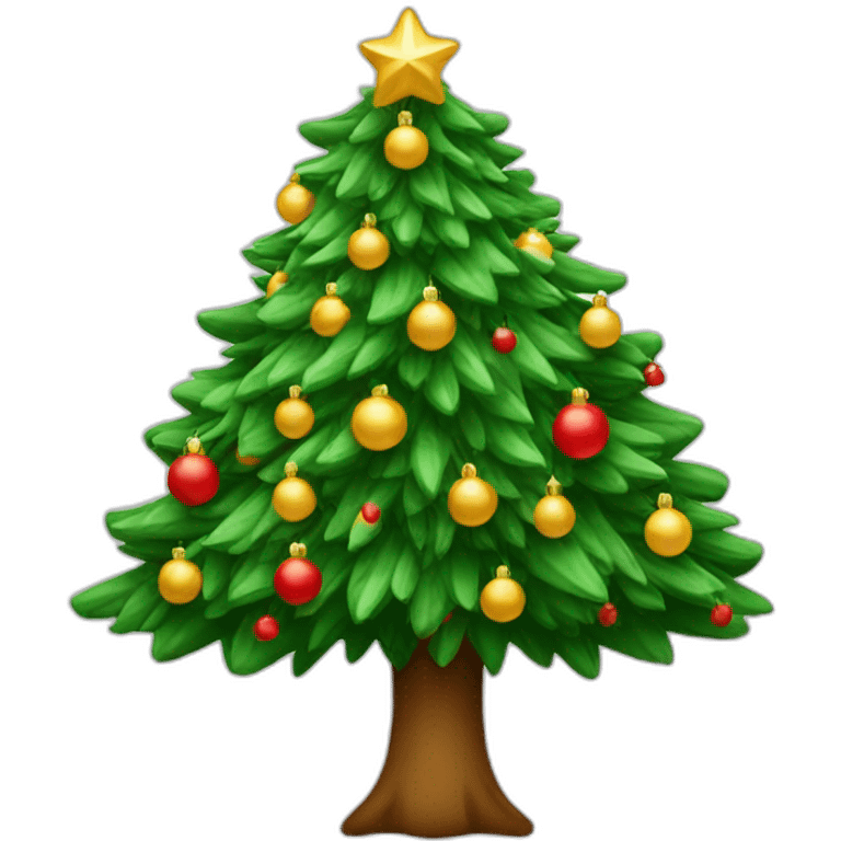 Arbol de navidad feliz emoji