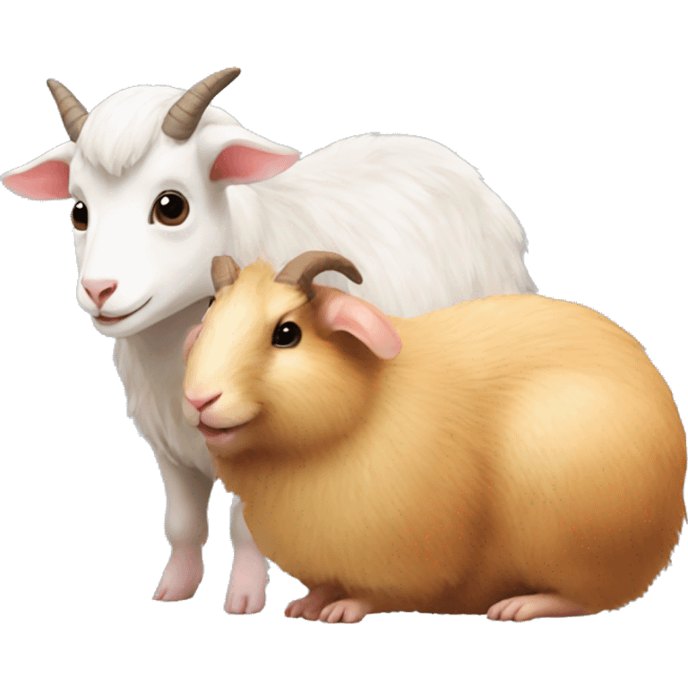 hamster and goat emoji