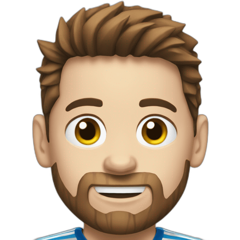 messi world cup emoji