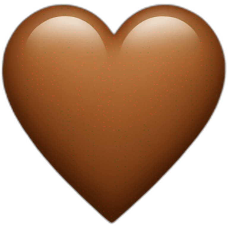 heart brown emoji