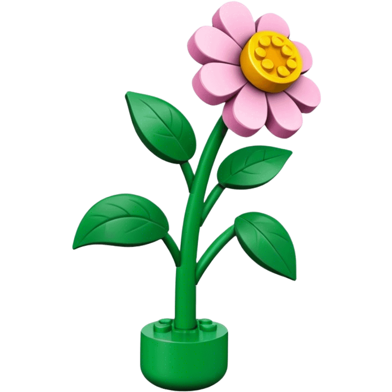 Lego flower emoji