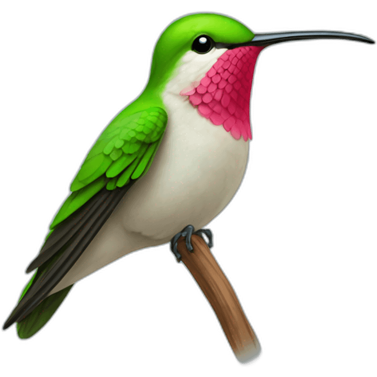 Cute humming-bird emoji