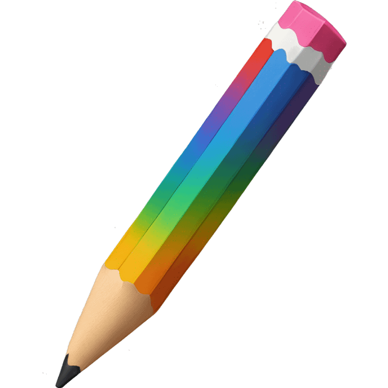 pencil of color  #FB9062 emoji