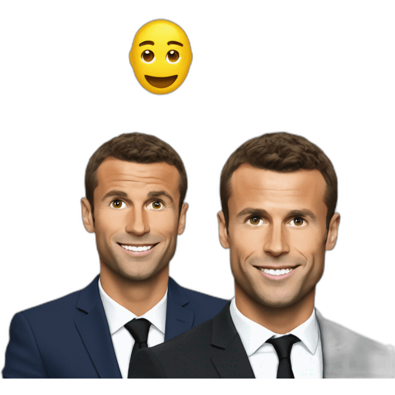 Macron sur Ronaldo emoji