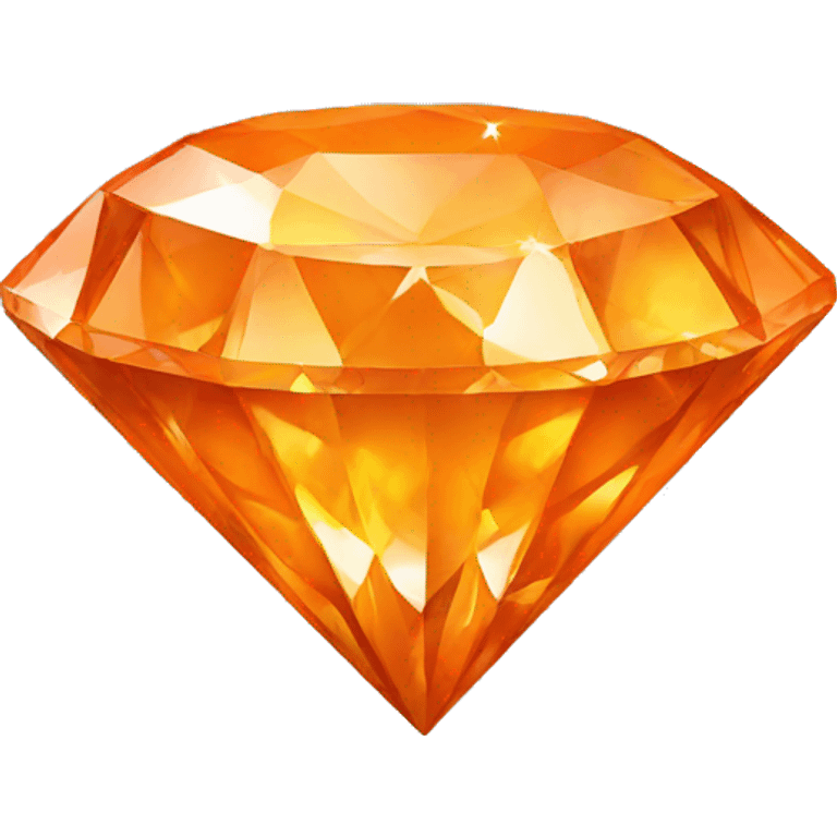 orange diamond emoji