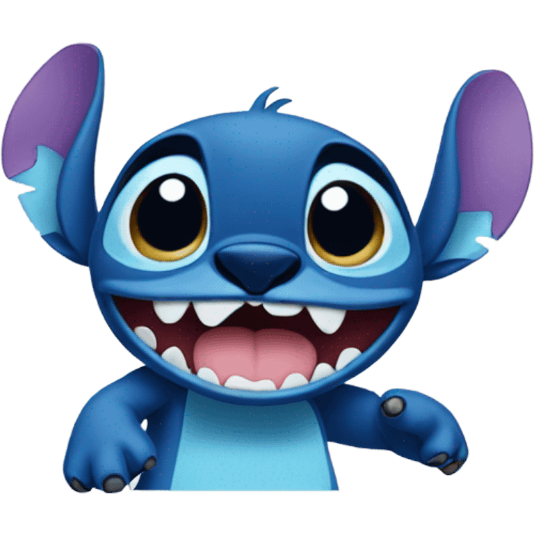 Stitch saying hi emoji