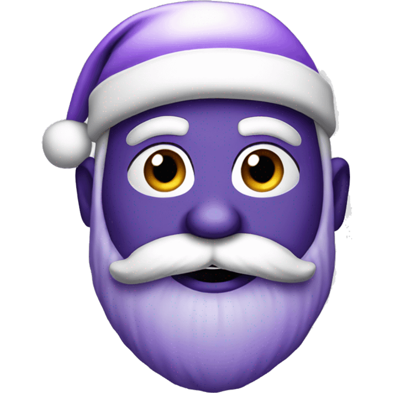 Purple Santa Claus  emoji