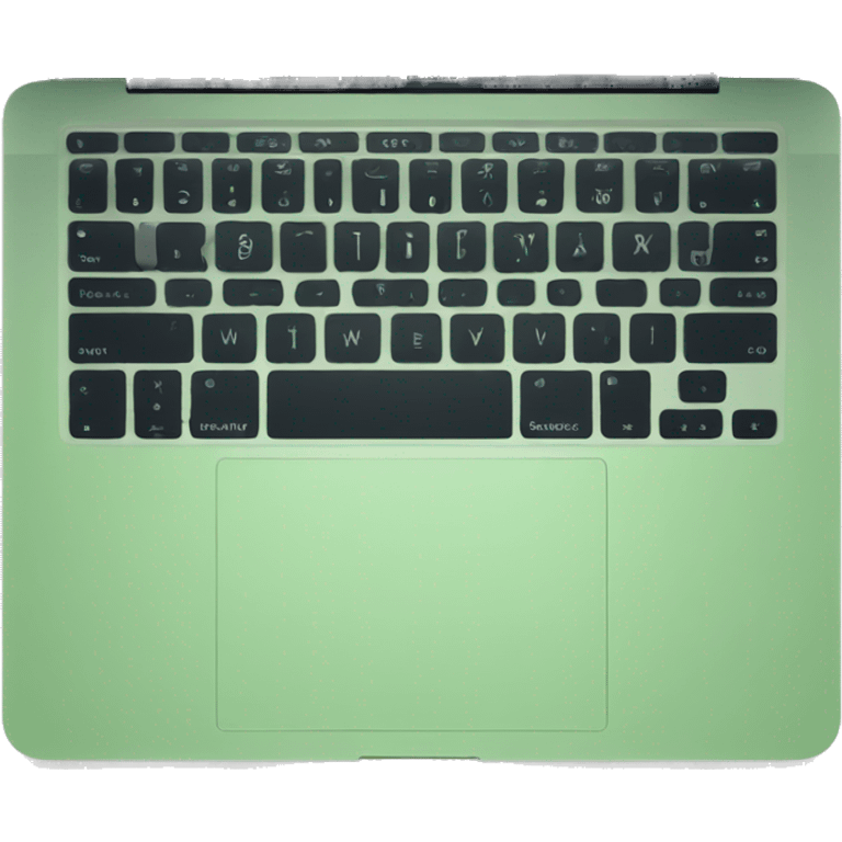 MacBook light green color emoji