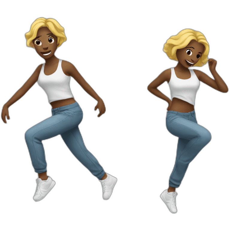 Dance hip-hop emoji