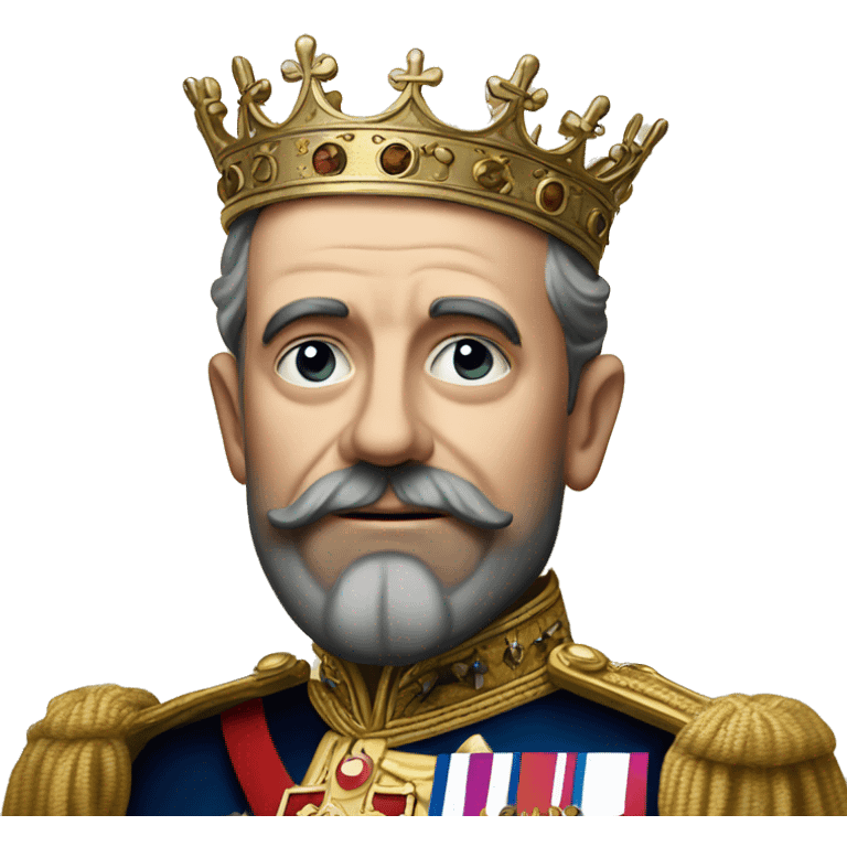 George V King of Britain emoji