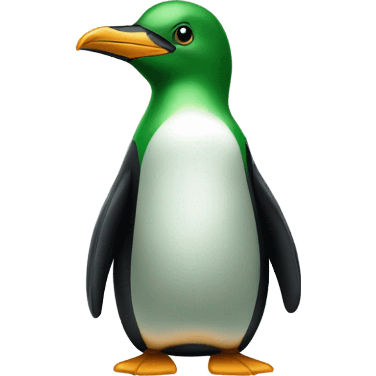 green pinguin emoji