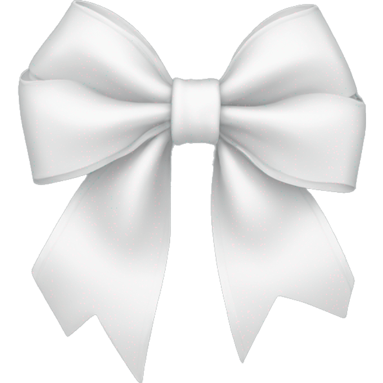 white bow emoji