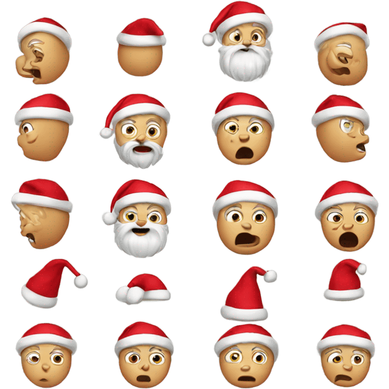 Farting Santa  emoji