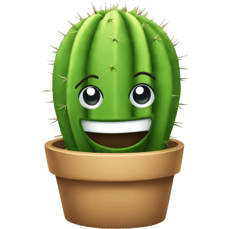 Smiling Cactus emoji