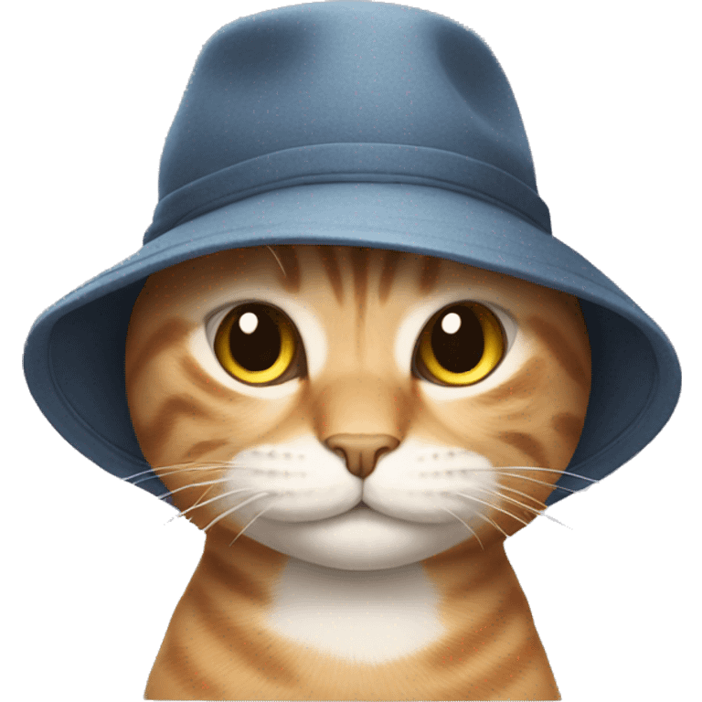 Cat wearing hat emoji