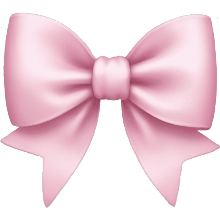 light pink bow emoji