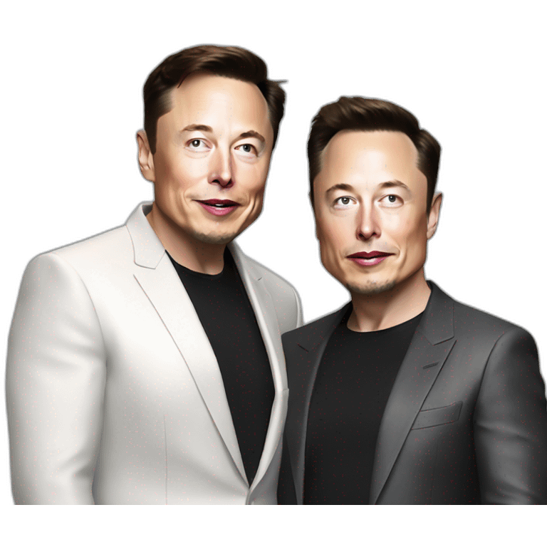 elon musk with tesla emoji