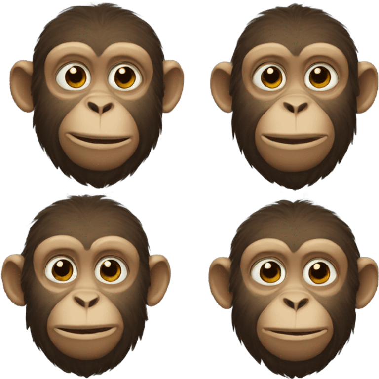 Monkey with Avatar movie theme emoji