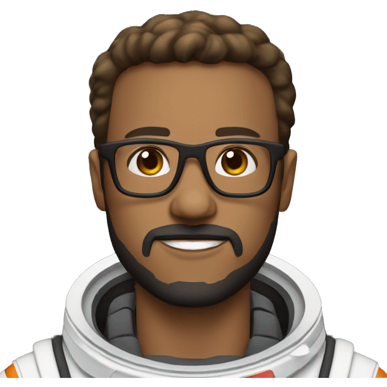 astronaut black-goatee caucasian-man glasses bur emoji