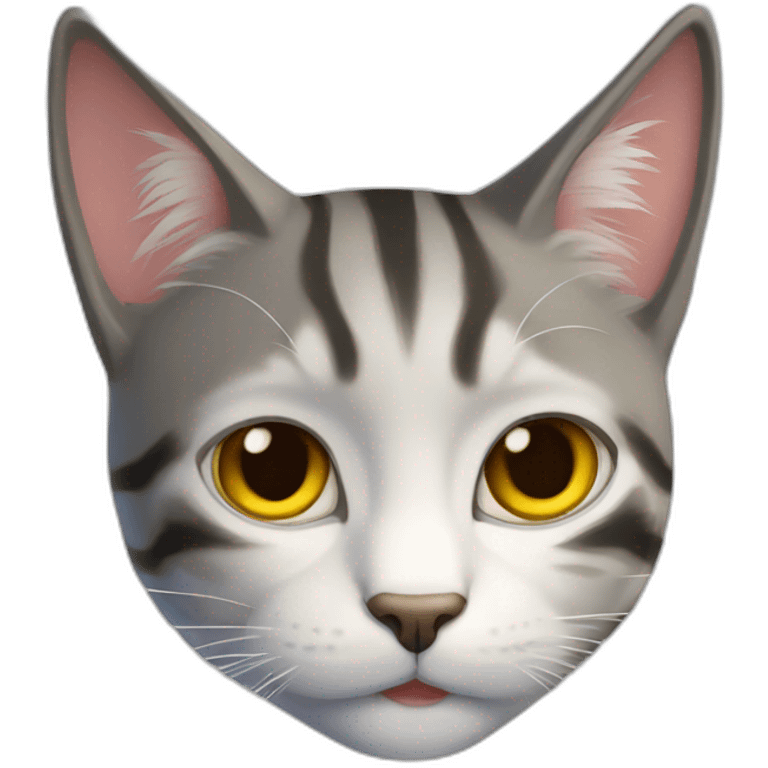 Flash cat emoji