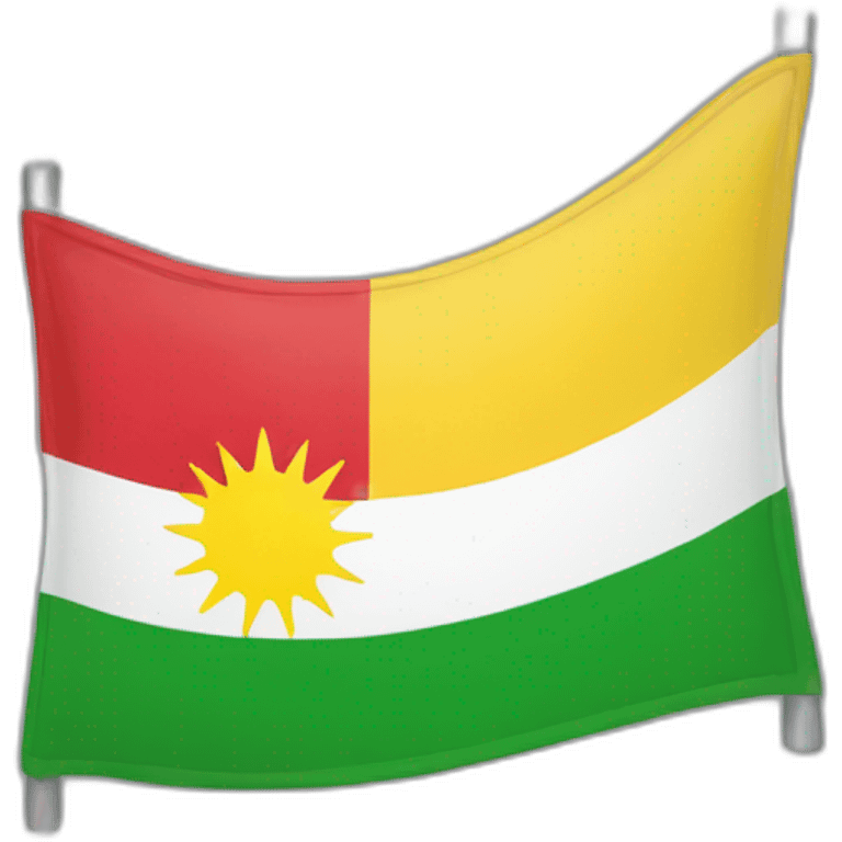 Kurdish flag emoji