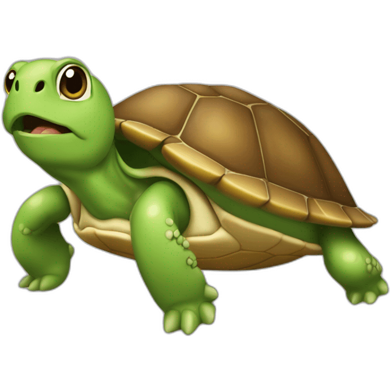 Une tortue qui mange jn avoca emoji